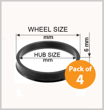 3SDM 73.1 Spigot Rings All sizes Set of 4 