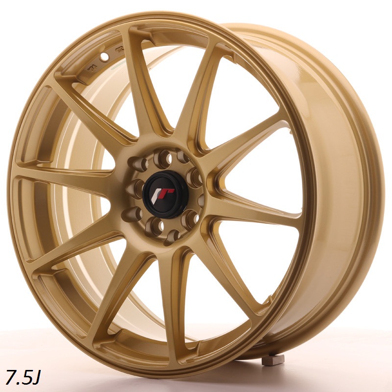JR Wheels JR11 18" 7.5J Gold