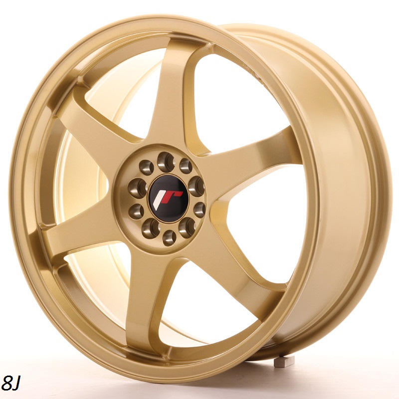 JR Wheels JR3 18" 8J Gold