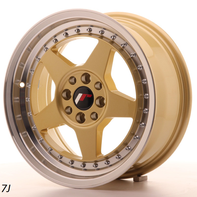 JR Wheels JR6 16" 7J Gold