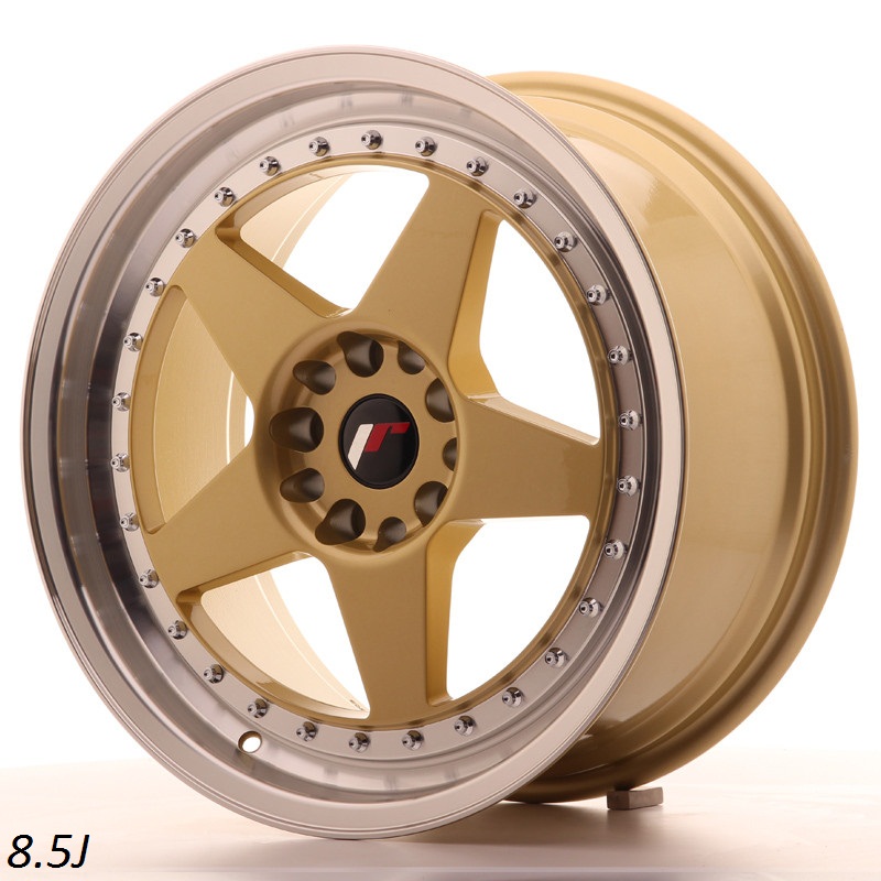 JR Wheels JR6 18" 8.5J Gold