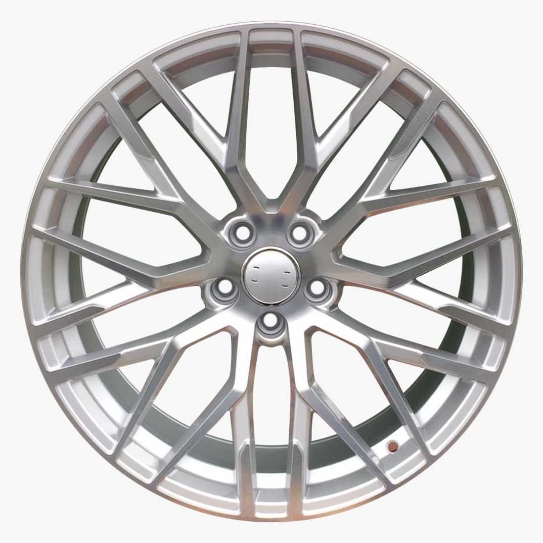 18" Audi R8 Style Wheels in Silver Machined