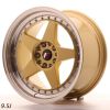 JR Wheels JR6 18" 9.5J Gold