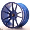 JR Wheels JR21 18" 9.5J Blue