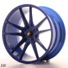 JR Wheels JR21 18" 9.5J Blue