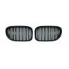 Kidney Grill Set in Gloss Black with Double Spokes for F01/F02/F04 - Fits all models