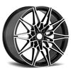 19" 826 'Style' Wheels in Black Machined