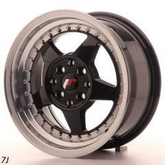JR Wheels JR6 15" 7J Gloss Black