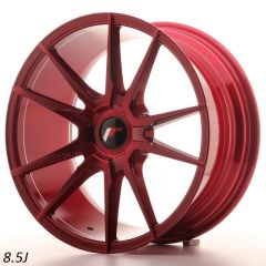 JR Wheels JR21 18" 8.5J Red