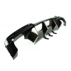 Rear Diffuser in Carbon Style Quad Exit for BMW F10/F11 and F10 M5 - FIts M-Sport/M5