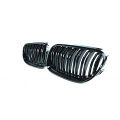 ​Kidney Grill Set in Gloss Black with Double Spokes for E92/E93 LCI BMW - Fits all LCI Models