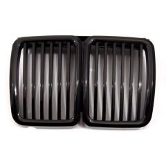 Kidney Grill Set in Gloss Black for E30 3 Series - Fits all models