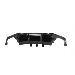 Rear Diffuser in Gloss Black, Quad Exit for BMW F10/F11 and F10 M5 - FIts M-Sport/M5