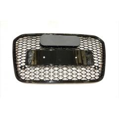 Gloss Black Honeycomb Grill for Audi A6 C7 (2012-2015) Pre-Facelift