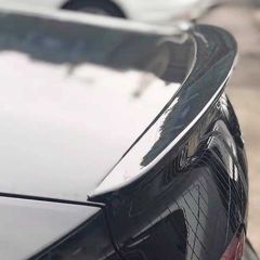 Rear Spoiler Style 1 in Gloss Black for Audi A4 (B9 2019+) - Fits Facelift Saloon