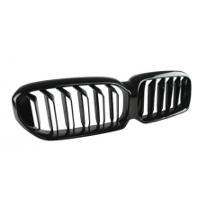 (Without front sensor) Kidney Grill Set in Gloss Black with Double Spokes for G30/G31/G38 LCI FACELIFT- Fits all Models