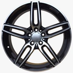 19" Mercedes Style Wheels in Black with Machined Face