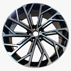 20" Audi  S8 Style in Black with Machined Face