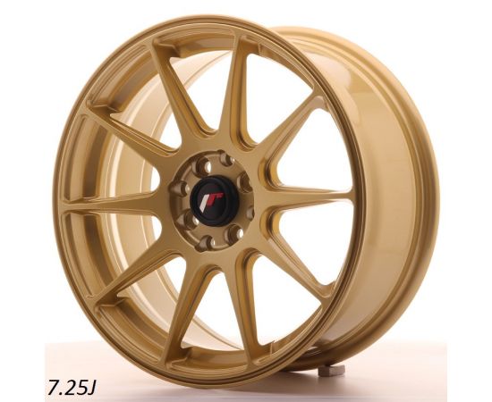 JR Wheels JR11 17" 7.25J Gold