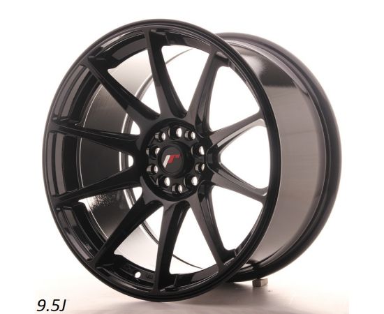 JR Wheels JR11 18" 9.5J Gloss Black