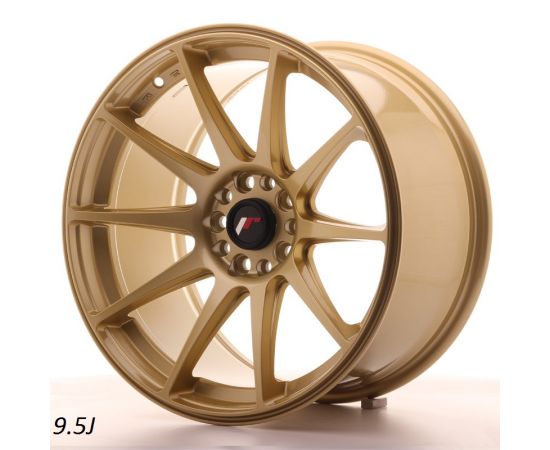 JR Wheels JR11 18" 9.5J Gold