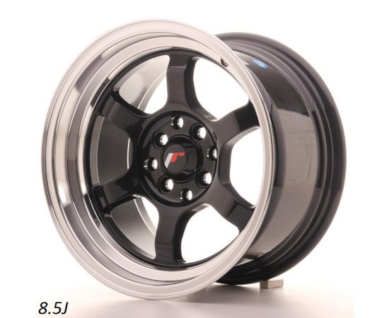 JR Wheels JR12 15" 8.5J Gloss Black