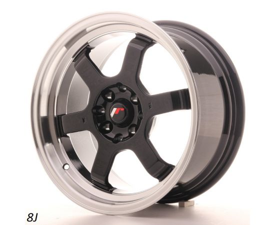 JR Wheels JR12 16" 8J Gloss Black