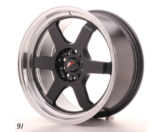 JR Wheels JR12 18" 9J Gloss Black