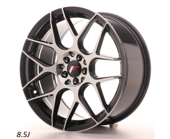 JR Wheels JR18 18" 8.5J Gloss Black