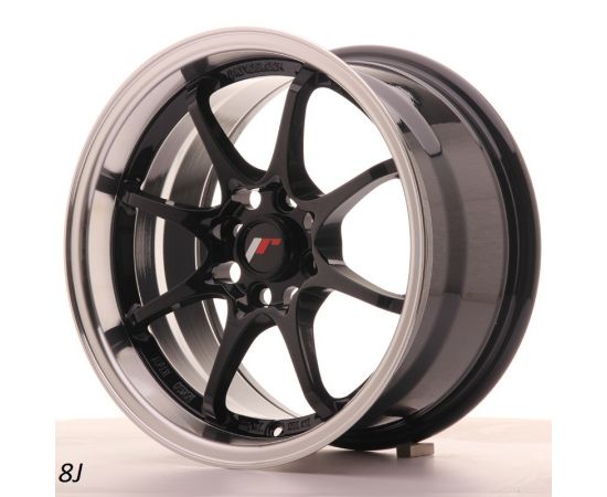 JR Wheels JR5 15" 7J Gloss Black