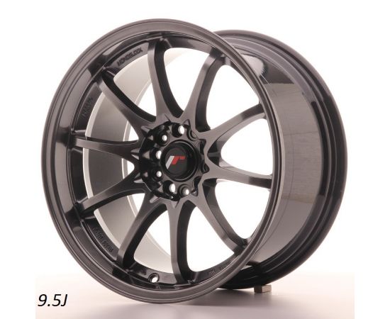 JR Wheels JR5 18" 9.5J Hyper Black