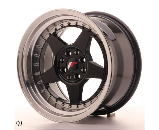 JR Wheels JR6 16" 9J Gloss Black