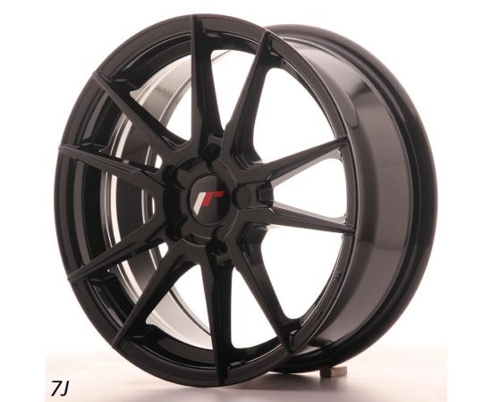 JR Wheels JR21 17" 7J Gloss Black