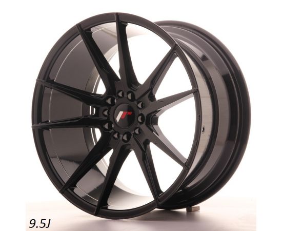JR Wheels JR21 19" 9.5J Gloss Black