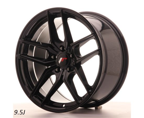 JR Wheels JR25 18" 9.5J Gloss Black