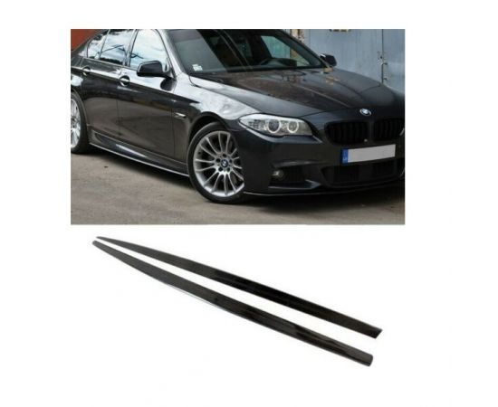 Sideskirt Extensions in Gloss Black for F10/F11 BMW - FIts M-Sport/M5