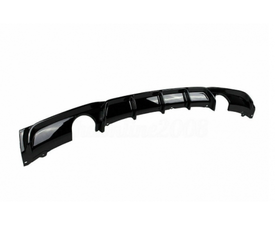 Rear Diffuser in Gloss Black 'Twin Exit' for BMW F30/F31 BMW - FIts M-Sport