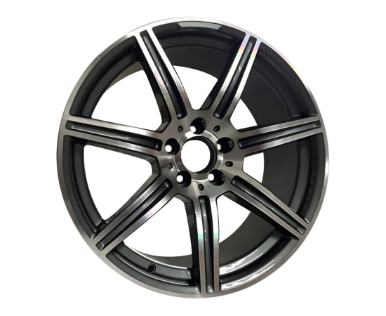19" Mercedes SLS AMG Style Wheels in Gunmetal Machined Face (Wider Rears)