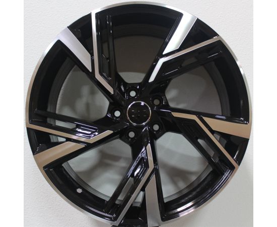 20" Audi New RS6 Alloys in Black with Machined Face