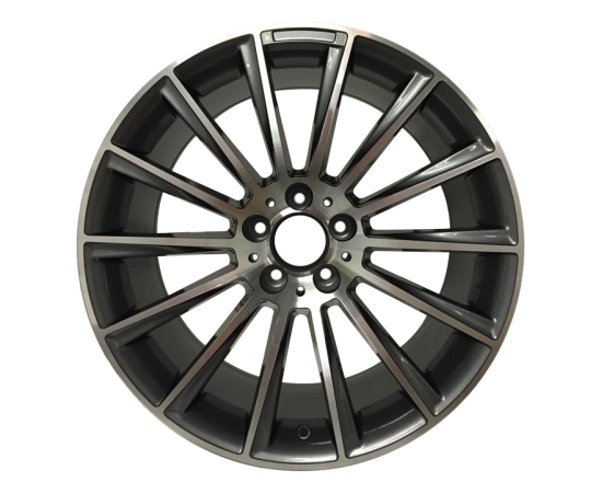 18" Mercedes Turbine AMG Style Wheels in Gunmetal Machined Face (Wider Rears)