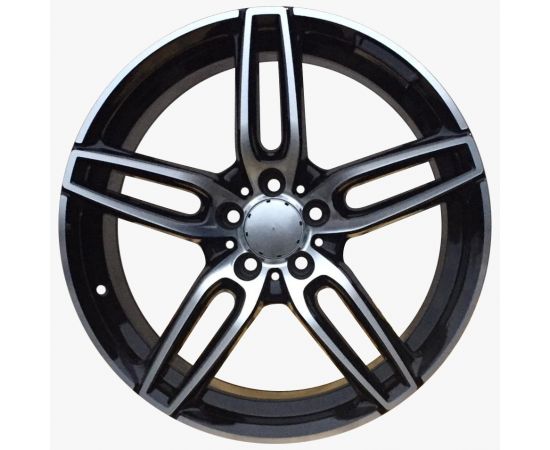 19" Mercedes Style Wheels in Black with Machined Face