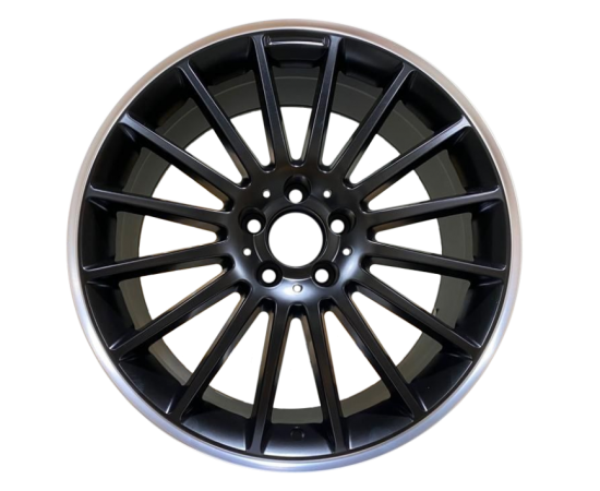 19" Mercedes Multispoke AMG Style Wheels in Black Machined Face (Wider Rears)