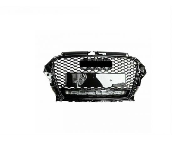 Gloss Black Honeycomb Grill for Audi A3 8V (2012-2016) Pre-Facelift